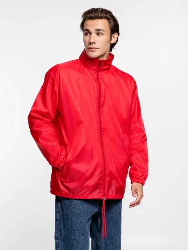 Ветровка унисекс Shift красная, размер XS