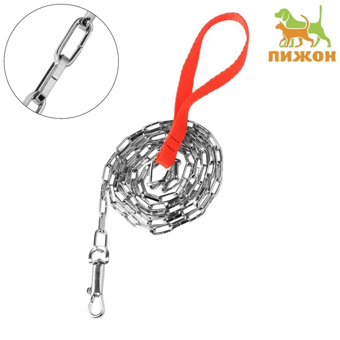 Поводок металлический 160 см, сварное звено 1,7 х 17 мм Поводок металлический 160 см, сварное звено 1,7 х 17 мм