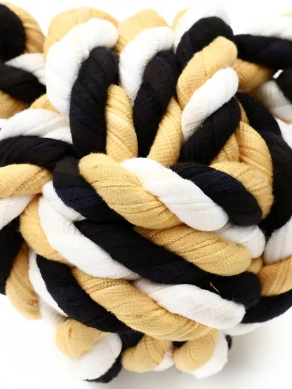 Мячик из каната "Глазастик" , 10 см, до 120 г