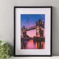 Фоторамка для фото 30&times;40 см, с паспарту 21&times;30 см, Vivo, чёрный