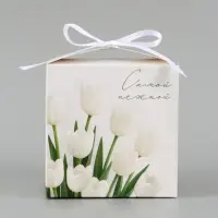 Коробка подарочная складная &laquo;Самой нежной&raquo;, 12&times;12&times;12 см