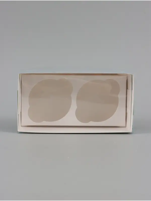 Коробка для капкейков, кондитерская упаковка, 2 ячейки &laquo;Present&raquo;, 16&times;8&times;7.5 см