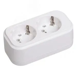 Колодка K02 2 места 2P+PE 16A CLASSIC