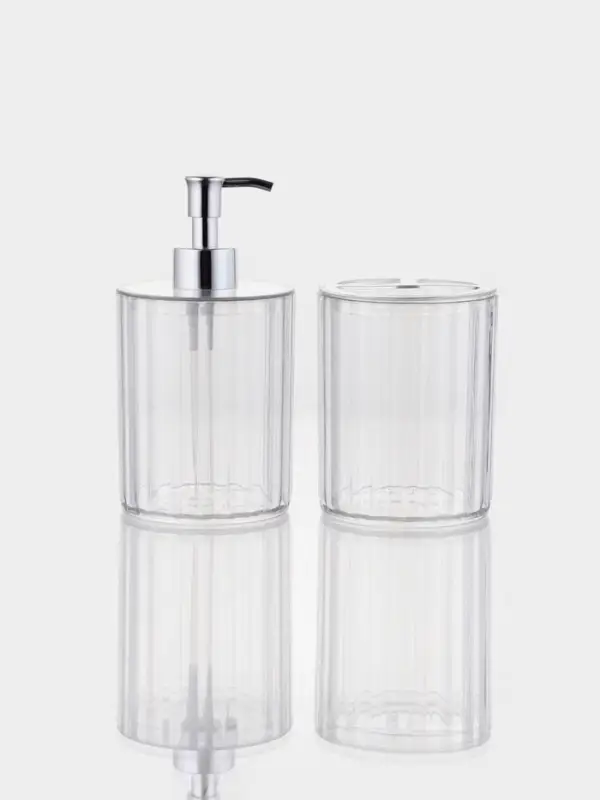 Набор для ванной 2 предмета (дозатор, стакан)