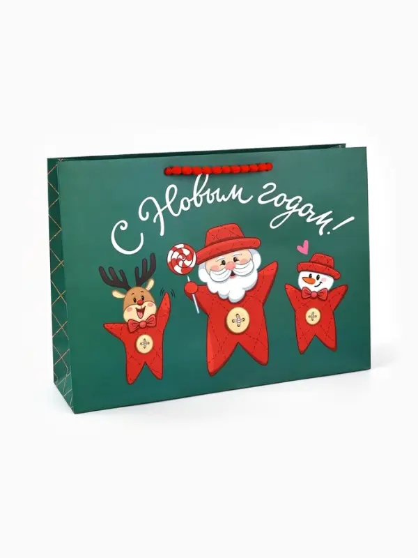 Пакет подарочный «С Новым годом», снеговик, 31 × 40 × 11 см Пакет подарочный «С Новым годом», снеговик, 31 × 40 × 11 см