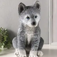 Копилка полистоун "Волчонок" 36,5х24х36 см