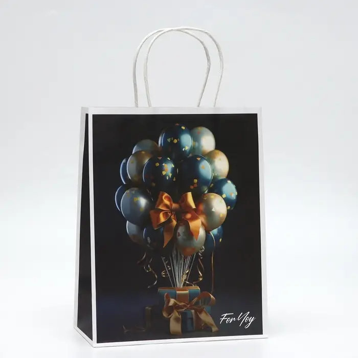 Пакет подарочный крафтовый «Подарок» 27×22×11 см, 120 г/м² Пакет подарочный крафтовый «Подарок» 27×22×11 см, 120 г/м²