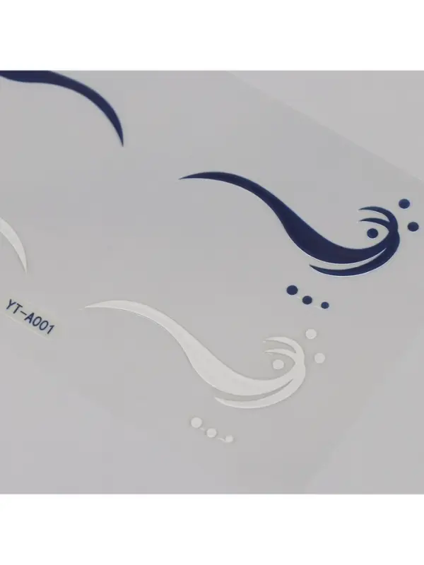 Наклейка на лицо &laquo;Стрелки для глаз. Волна&raquo;, 13&times;13.5 см