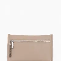 Сумка женская тоут TEXTURA на молнии, с кошельком, 30&times;10&times;24 см, бежевый