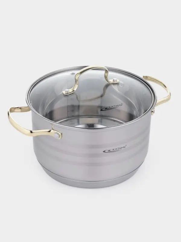 Кастрюля 4,5 л "ЭЛИС ГОЛД" ф22х13 см