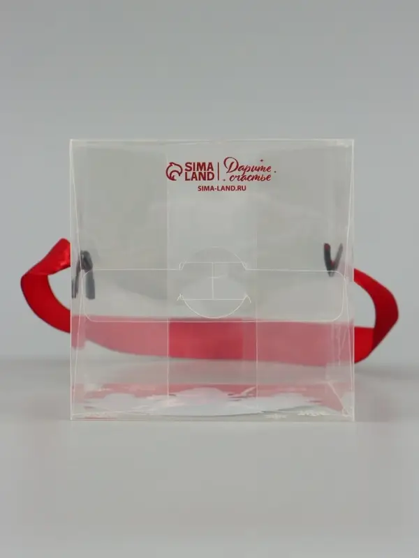 Коробка подарочная, складная из PVC &laquo;Роскошный Новый год&raquo;, 10&times;10&times;10 см
