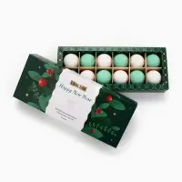 Бомбочки для ванны Happy New Year, аромат рождественская ель, набор 12 шт. &times; 20 г, URAL LAB