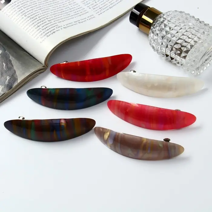 Заколка - автомат для волос «Адель», стиль, 10 см, МИКС Заколка - автомат для волос «Адель», стиль, 10 см, МИКС