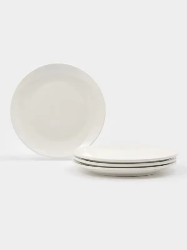 Набор тарелок 4 шт обеденных Набор тарелок 4 шт обеденных "White Label" 25 см