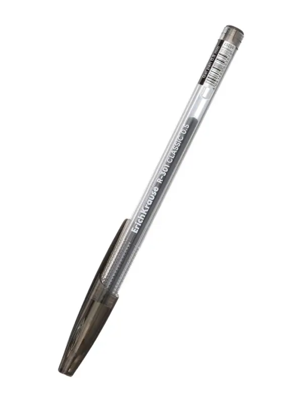 Ручка гелевая ErichKrause R=301 Gel Stick Classic, узел 0.5 мм, чёрная