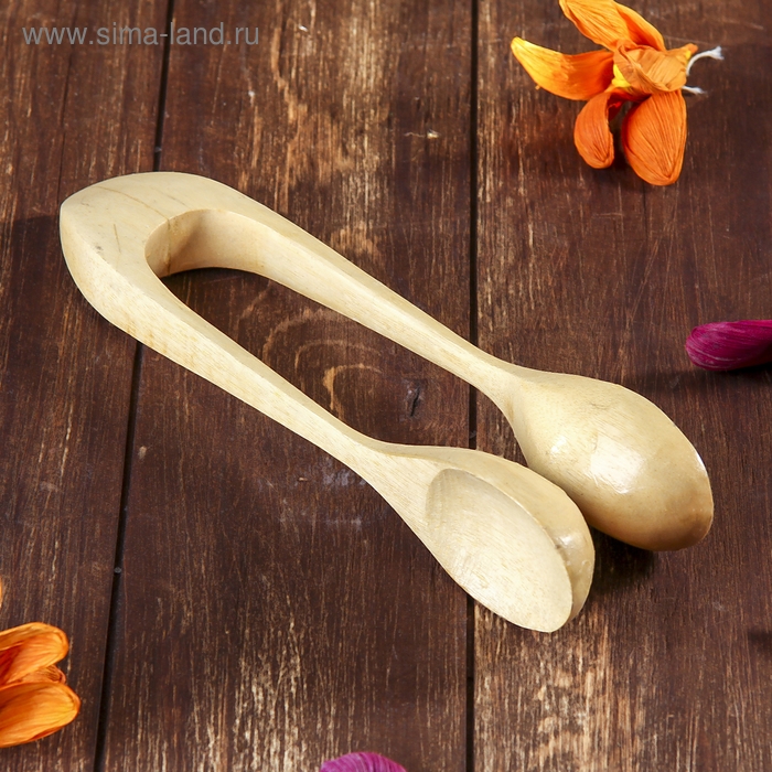 Сувенирный музыкальный инструмент  Сувенирный музыкальный инструмент "Ложки" 25х6х4 см
