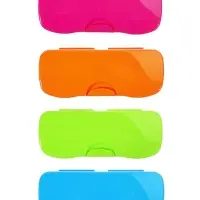 Пенал - футляр &laquo;Стамм. Intensive&raquo;, 85&times;204&times;25 мм, пластиковый, МИКС