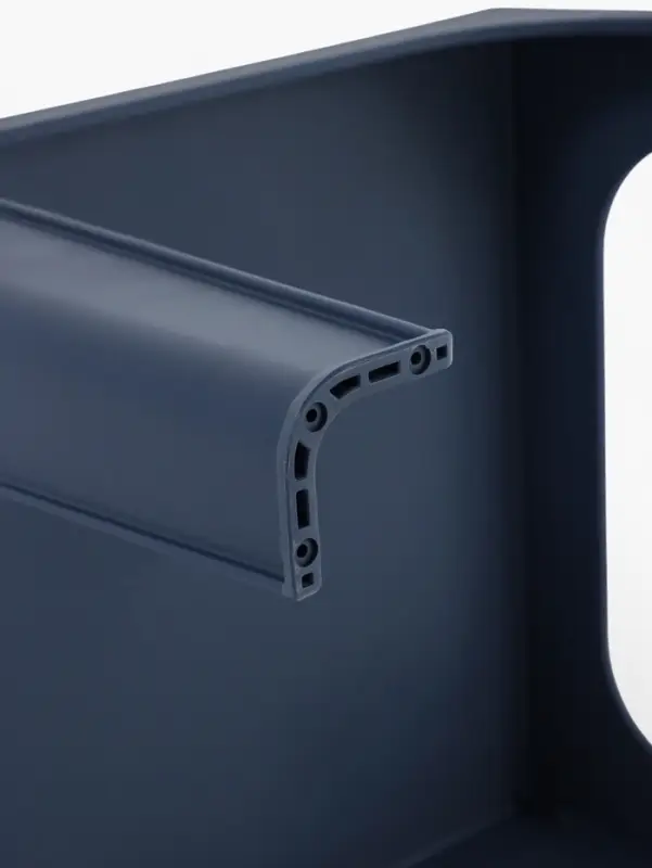 Стол садовый Decorona DeForma, 59.5&times;59.5&times;49.5 см, пластиковый, цвет графитовый шторм