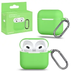 Чехол для AirPods 4 с карабином №20 Spearmint