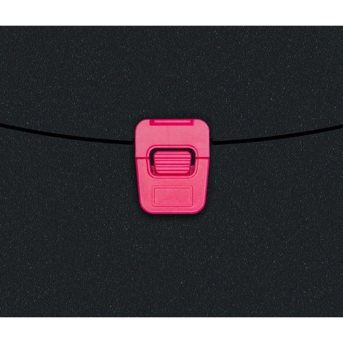 Папка портфель А4, 700 мкм, 1 отделение, Calligrata, черный с розовыми элементами отделки