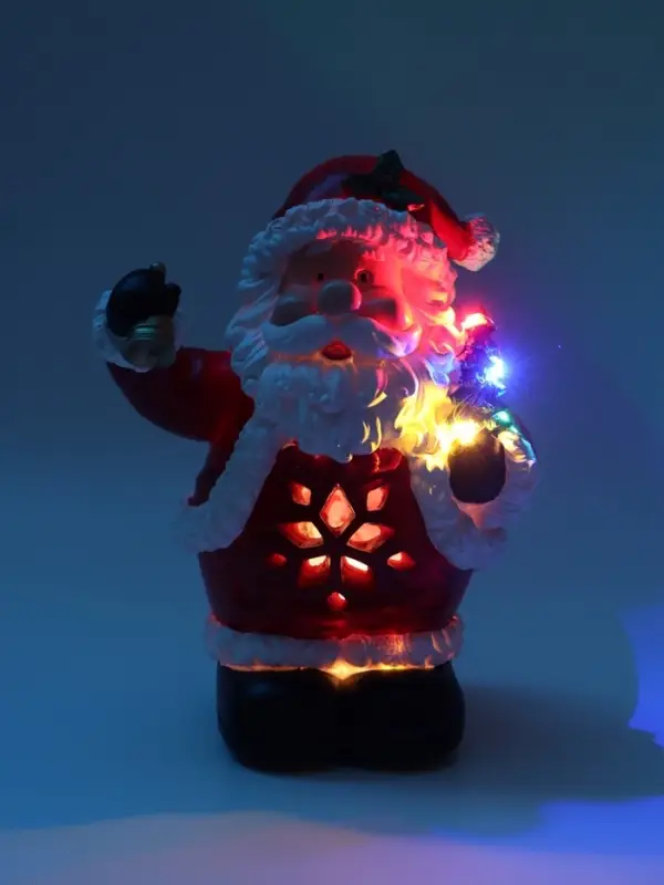 Фигура светодиодная &laquo;Дед Мороз&raquo; 22&times;17&times;12 см, муз, USB, AAx3 (не в комплекте), МУЛЬТИ