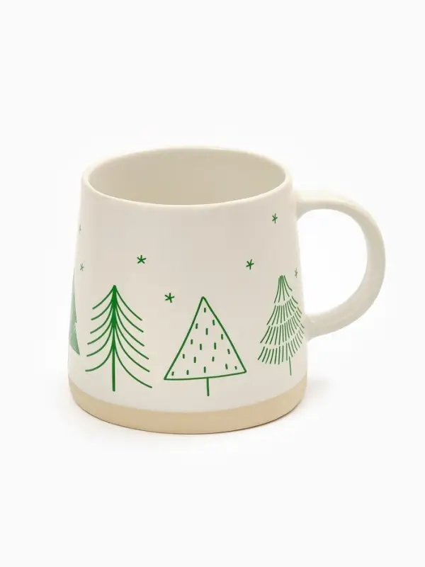 Кружка чайная новогодняя «Пусть случится чудо», 360 мл, ручная работа