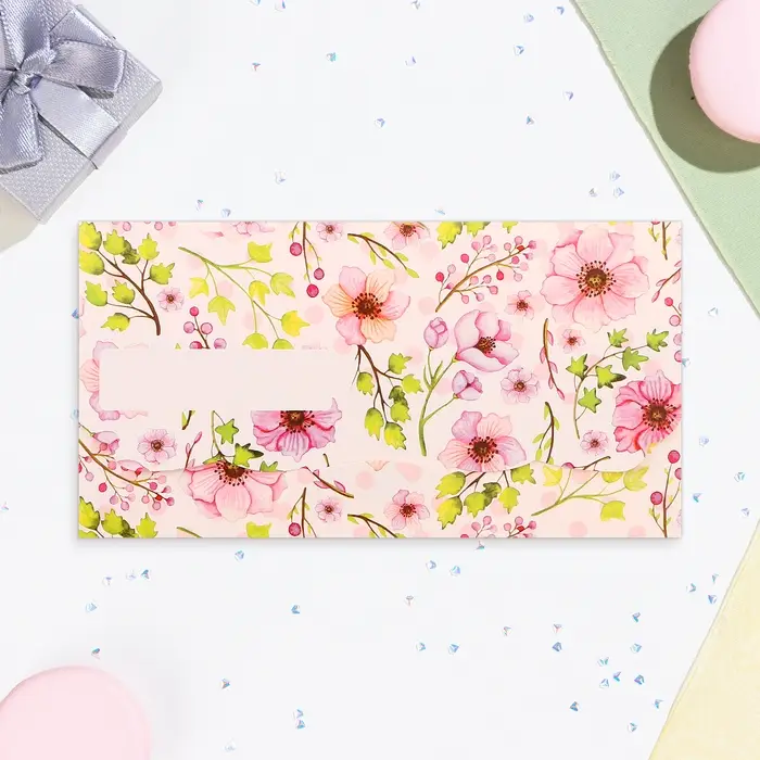 Конверт для денег «С Днём Рождения!», 18.5×8.5 см