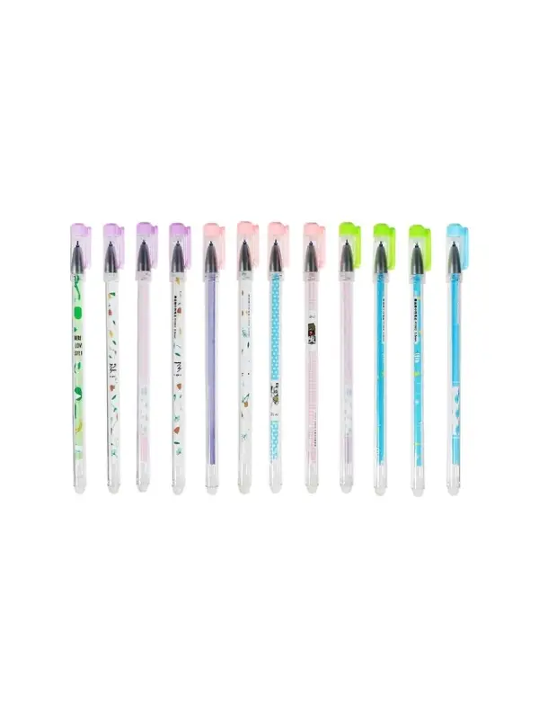 Стираемая ручка &laquo;Мультяшки&raquo;, гелевая, синий стержень, узел 0.5 мм, МИКС