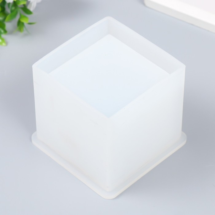 Молд силикон Молд силикон "Подсвечник квадратный" 10х9,4х8,7 см
