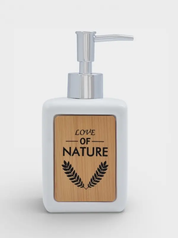 Дозатор для мыла SAVANNA &laquo;Природа&raquo;, 350 мл, белый