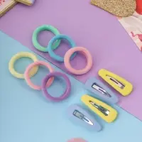 Набор для волос «Аделия»: 10 резинок 3 см, 4 невидимки 3.5 см, классик колор, МИКС