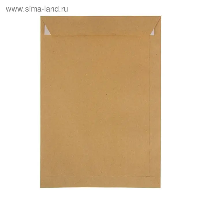 Конверт почтовый крафт С4 229 x 324 мм, без подсказа, без окна, отрывная лента, 90 г/м2 Конверт почтовый крафт С4 229 x 324 мм, без подсказа, без окна, отрывная лента, 90 г/м2