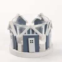 Подсвечник на 1 свечу &laquo;Домик&raquo;, 7.5&times;7.5&times;5.5 см, d=3.5 см