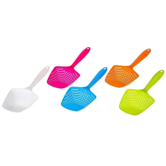 Шумовка «Идеал», пластик, 33 см, МИКС Шумовка «Идеал», пластик, 33 см, МИКС