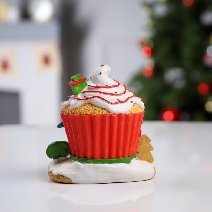 Светодиодная фигура «Домик из сладостей» 13 × 12 × 9 см, полистоун, батарейки LR44х2 (в комплекте), свечение тёплое белое Светодиодная фигура «Домик из сладостей» 13 × 12 × 9 см, полистоун, батарейки LR44х2 (в комплекте), свечение тёплое белое