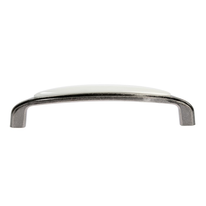 Ручка скоба CAPPIO Ceramics, 128 мм, цвет старинное серебро Ручка скоба CAPPIO Ceramics, 128 мм, цвет старинное серебро