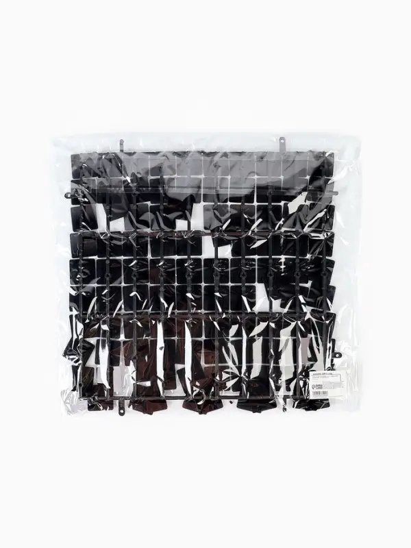 Панель с пайетками для фотозоны, квадратные, 30&times;30 см, чёрная