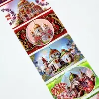 Термонаклейки на 7 яиц &laquo;Соборы 1&raquo;, на пасху