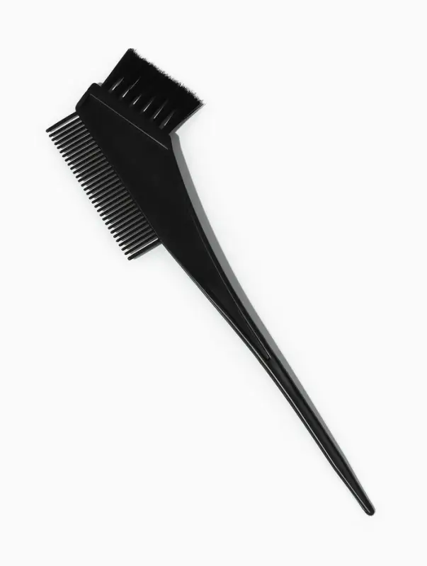 Расчёска - кисть для окрашивания, 20.5(&plusmn;1) &times; 7 см, чёрная