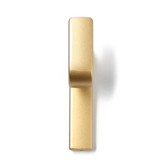 Крючок мебельный CAPPIO ANEMONE, однорожковый, цвет мат золото