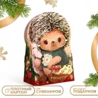 Коробка картонная «Ёжик Тим», 12×6.6×14.4 см