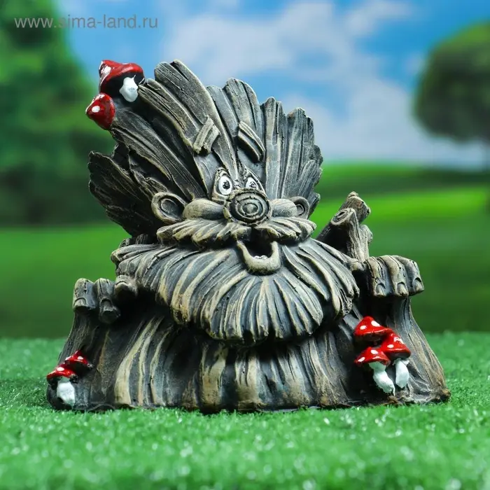 Садовая фигура из полистоуна &laquo;Лесовичок&raquo;, 20&times;14&times;19 см