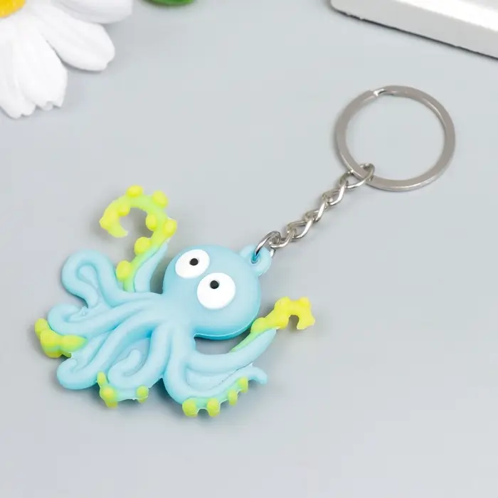 Брелок для ключей резина «Подводный мир», 10.7×5.3 см, МИКС Брелок для ключей резина «Подводный мир», 10.7×5.3 см, МИКС