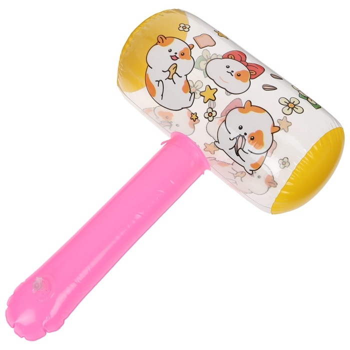 Игрушка надувная «Молоток», со звуком, 40 см, цвета МИКС Игрушка надувная «Молоток», со звуком, 40 см, цвета МИКС