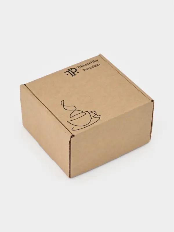 Чашка &laquo;Премиум&raquo;, 200 мл, 12.5&times;9.9&times;5.6 см, фарфор, белая