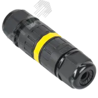Коннектор кабельный герметичный WTP-102 3 PIN IP68