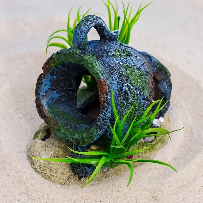 Декор для аквариума  Декор для аквариума "Античная ваза", 10,5 х 7 х 10 см