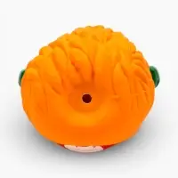 Пищащая игрушка для собак &laquo;Монстр&raquo;, 7&times;5.5 см, латекс, оранжевая