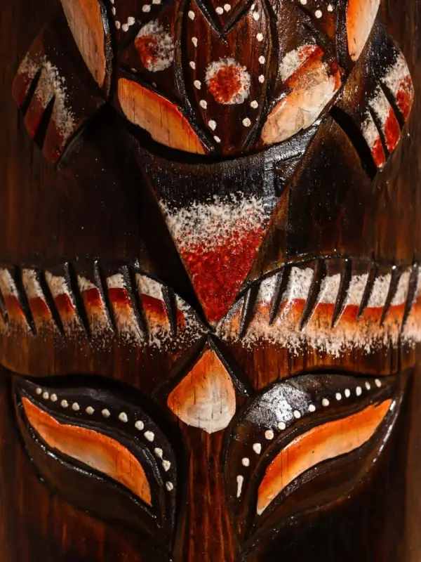 Маска «Абориген и ящерица», 50×12×4 см, дерево, МИКС Маска «Абориген и ящерица», 50×12×4 см, дерево, МИКС