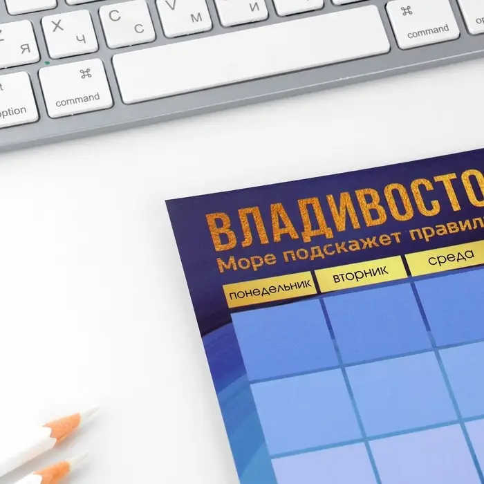 Планинг на магните &laquo;Владивосток&raquo;, на месяц